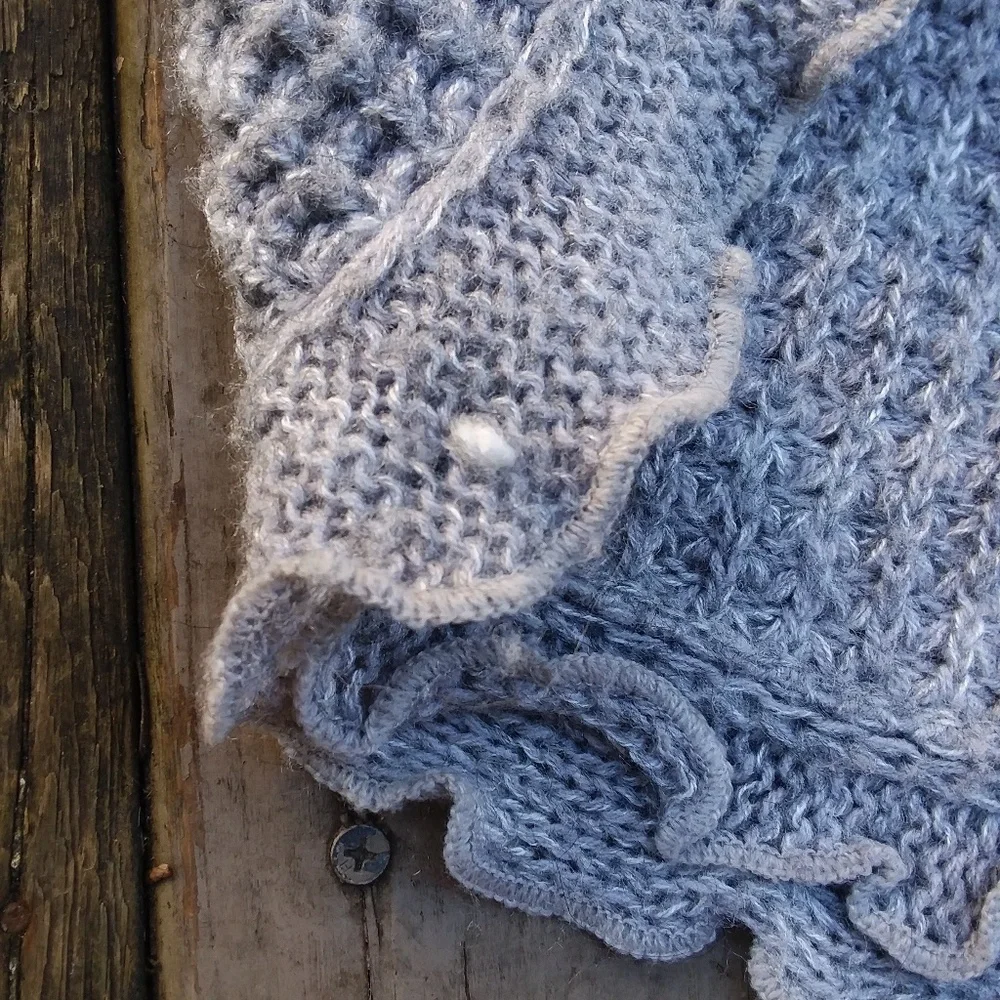 Moth Rocia Ruffle Wool Cardigan - Picture 6 of 8